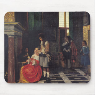 Tapis De Souris Les joueurs de carte, c.1663-65