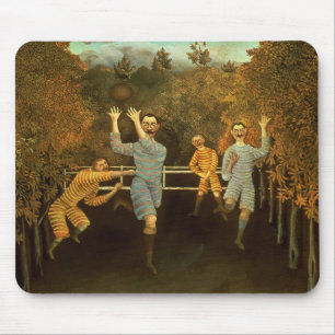 Tapis De Souris Les joueurs de football, 1908 (huile sur la toile)