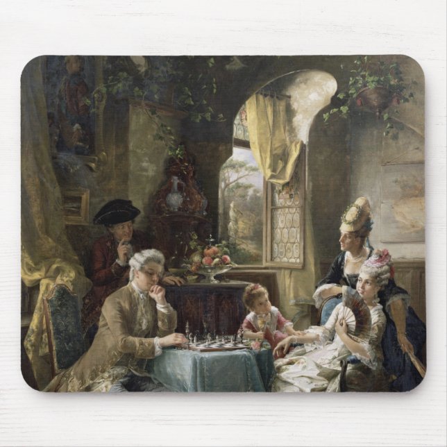 Tapis De Souris Les joueurs d'échecs, 1887 2 (Devant)