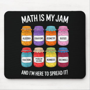 Tapis De Souris Les Maths Sont Ma Passion Et Je Suis Là Pour Les R
