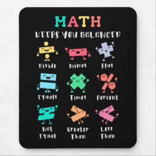 Tapis De Souris Les maths vous gardent en équilibre
