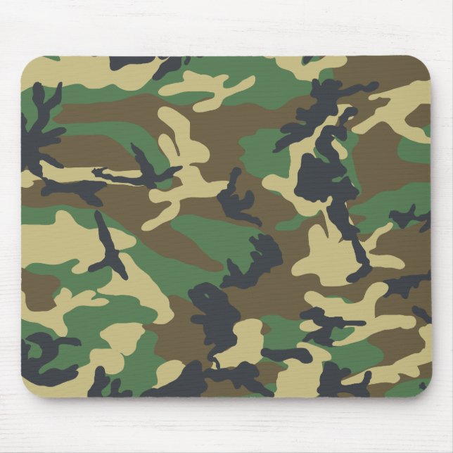 Tapis De Souris Les militaires camouflent Mousepad (Devant)