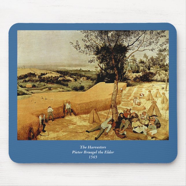 Tapis De Souris Les moissonneuses de Pieter Bruegel (1565) (Devant)