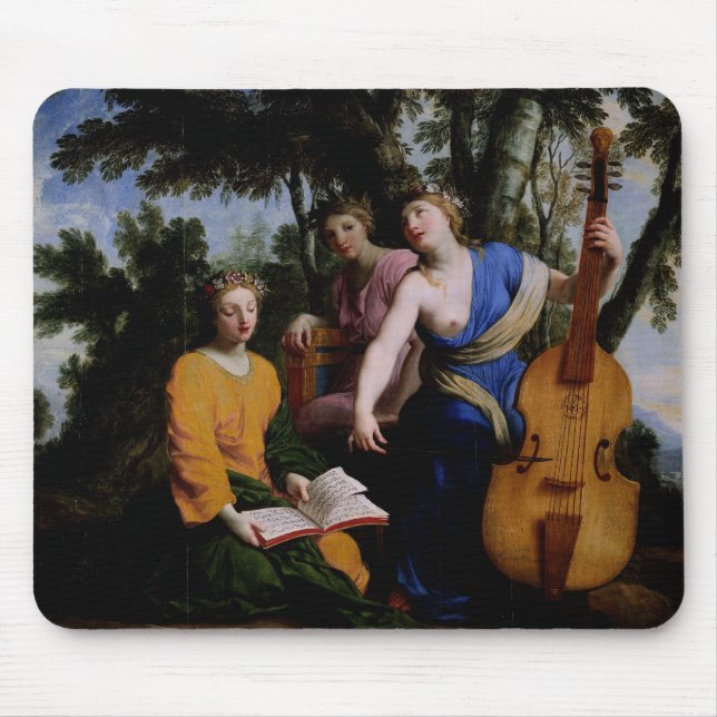 Tapis De Souris Les Muses Melpomene, Erato et Polymnia, 1652-55 (Devant)