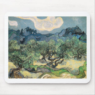 Tapis De Souris Les oliviers, Vincent van Gogh