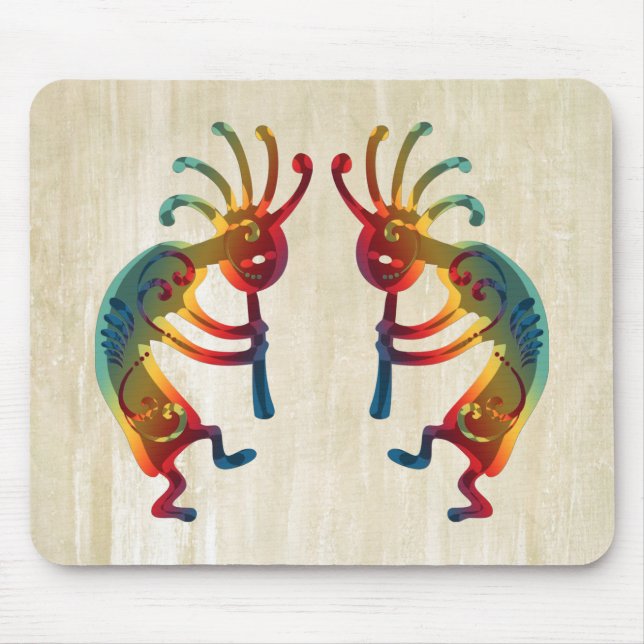Tapis De Souris Les ornements KOKOPELLI + vos idées (Devant)