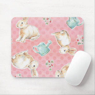 Tapis De Souris Les Patterns de Springtime Bunnie