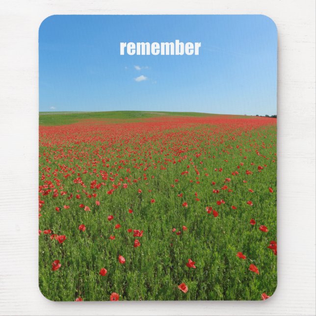 Tapis De Souris Les pavots se rappellent (Devant)