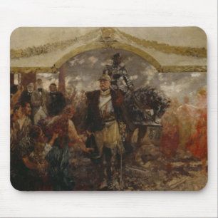 Tapis De Souris Les personnes rendent l'hommage à Bismarck, 1911