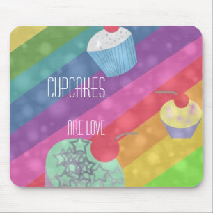 Tapis De Souris Les petits gâteaux sont mousepad d'amour