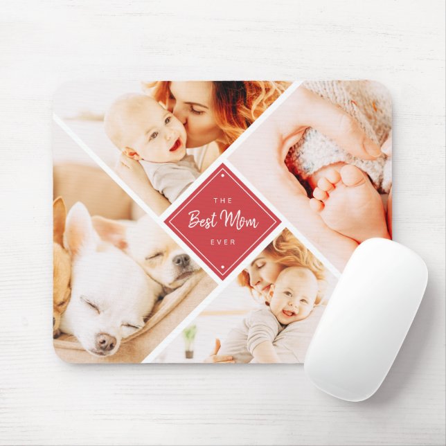 Tapis De Souris Les photos de Best Maman Ever Modern Custom (Avec souris)