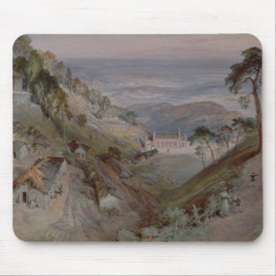Tapis De Souris Les plaines, église de Landour, Mussoorie, 1884