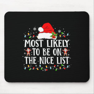Tapis De Souris Les Plus Probables D'Être Sur La Liste Nice Funny