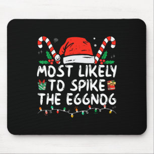 Tapis De Souris Les Plus Susceptibles D'Araigner La Famille Eggnog