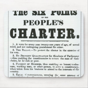 Tapis De Souris Les six points de la charte des personnes