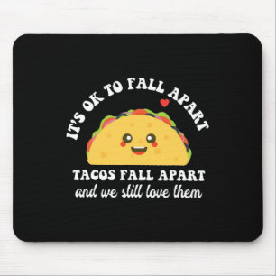 Tapis De Souris Les Tacos S'Éloignent Nous Les Aimons Toujours San