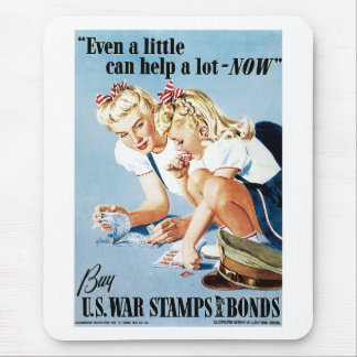 Tapis De Souris Les timbres et obligations de guerre américains