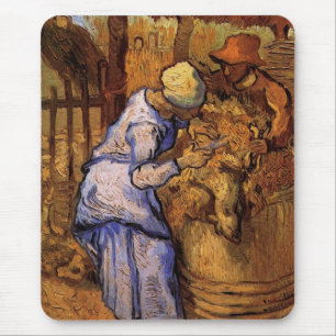 Tapis De Souris Les Tondeurs de moutons (d'après Millet) par Vince