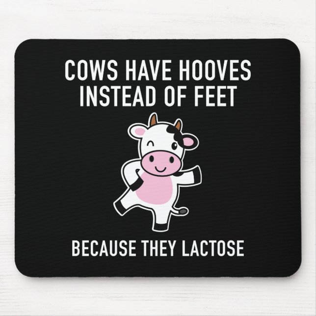 Tapis De Souris Les vaches ont des vaches (Devant)