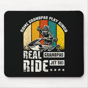 Tapis De Souris Les vrais grands-pères font du jet ski