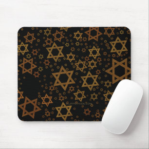 Tapis De Souris L'étoile artistique de David thème Hanukkah de Sli