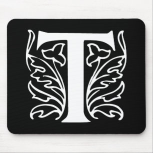 Tapis De Souris Lettre de fantaisie T
