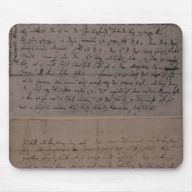 Tapis De Souris Lettre de Leopold Mozart (Devant)