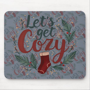 Tapis De Souris Lettre de Pine Berry pour des vacances cosy