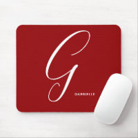 Lettre de script G Rouge Argument Monographique