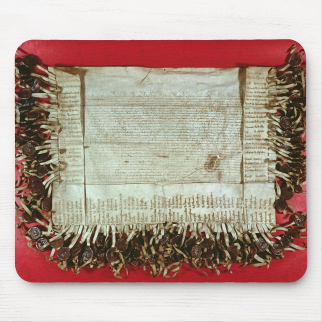 Tapis De Souris Lettre médiévale de protestation du bohémien (Devant)