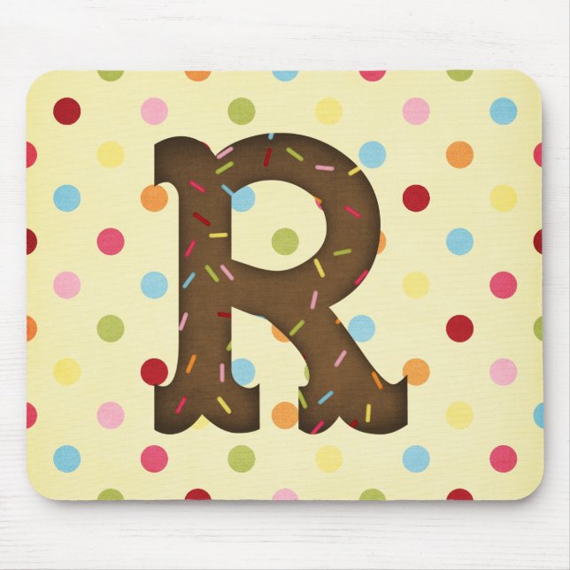Tapis De Souris Lettre R (Devant)