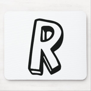 Tapis De Souris Lettre R