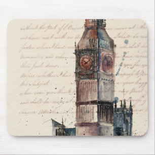 Tapis De Souris Lettres de cru des destinations   de Big Ben