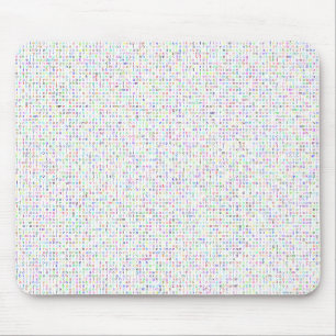 Tapis De Souris Lettres Mousepad
