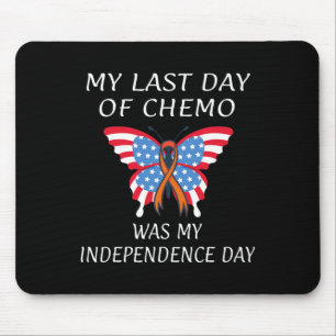 Tapis De Souris Leucémie Cancer du Sang États-Unis Drapeau América