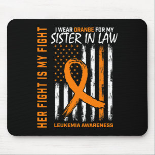 Tapis De Souris Leucémie Cancer Sensibilisation Soeur En Droit Amé
