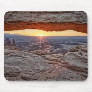 Tapis De Souris Lever de soleil à la voûte de MESA, parc nationa
