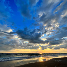 Lever de soleil au Beach Mouse Mat