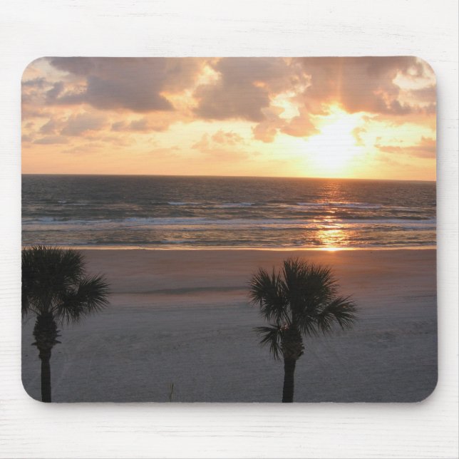 Tapis De Souris Lever de soleil de Floride (Devant)