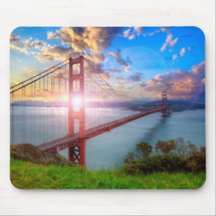 Tapis De Souris Lever de soleil de Golden Gate