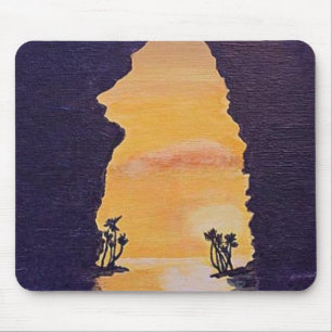 Tapis De Souris Lever de soleil hawaïen