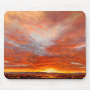 Tapis De Souris Lever de soleil inspiré Mousepad