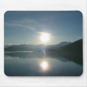 Tapis De Souris Lever de soleil sur le fjord College en Alaska Pho