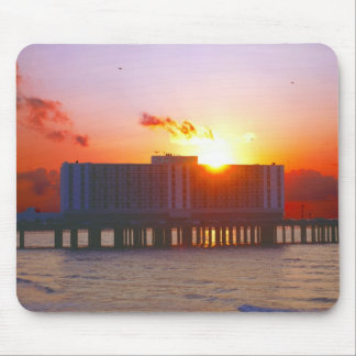 Tapis De Souris Lever Du Soleil Au Fleuve Hôtel Mousepad