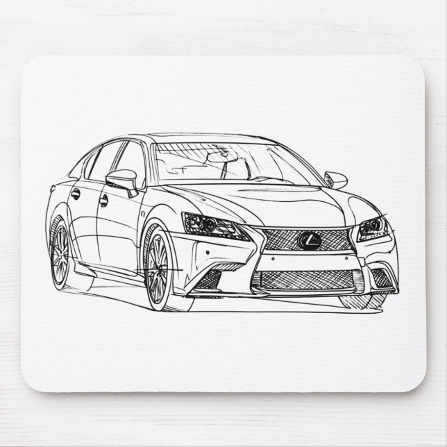 Tapis De Souris Lex GS350F Sport 2013 (Devant)