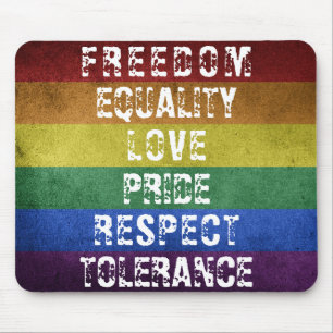 Tapis De Souris LGBT Pride Moderne Arc-en-ciel