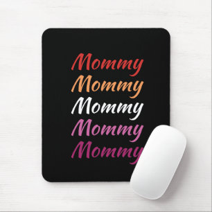 Tapis De Souris LGBTQ Maman Lesbian Pride Maman Fête des Mères