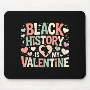 Tapis De Souris L'histoire des Noirs est mon mois de la Saint-Vale