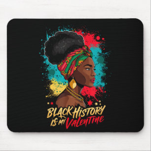 Tapis De Souris L'histoire noire est ma Saint-Valentin Saint-Valen