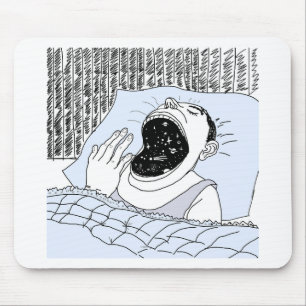 TAPIS DE SOURIS L'HOMME ET LES COSMOS